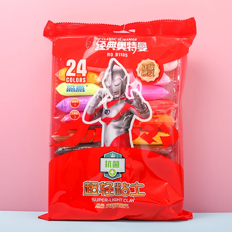闯哥-奥特曼超轻粘土24色装经典正版