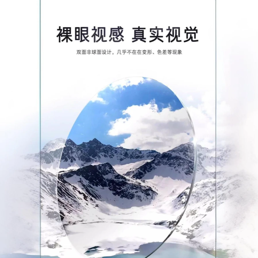 1.56.1.61.1.67.1.74轻薄近视耐用防蓝光防紫外线高清非球面超薄