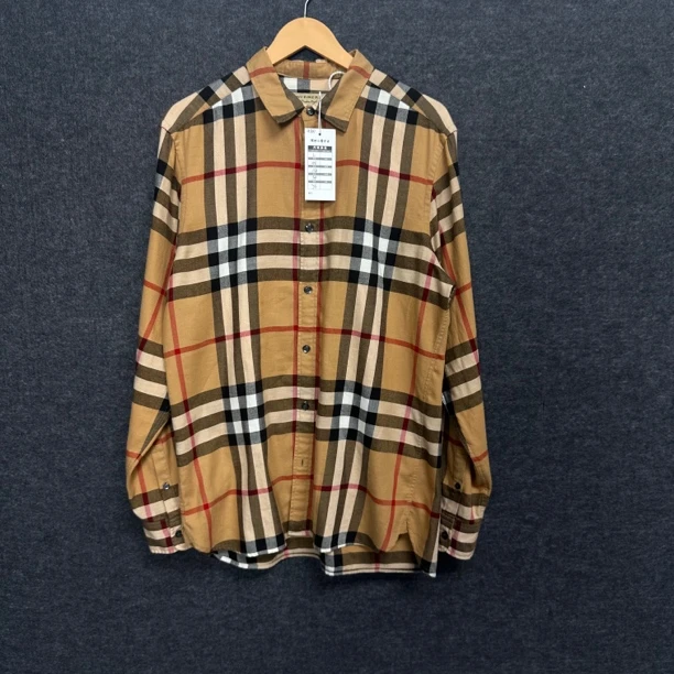 【99新】Burberry 巴宝莉 经典格纹衬衣 / L码 / 公价6000