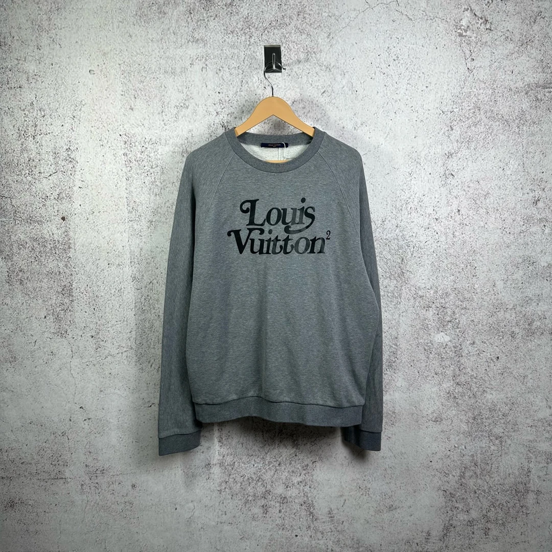 全新未使用/路易威登 x nigo 联名20fw 灰色卫衣 / L码 / #2485