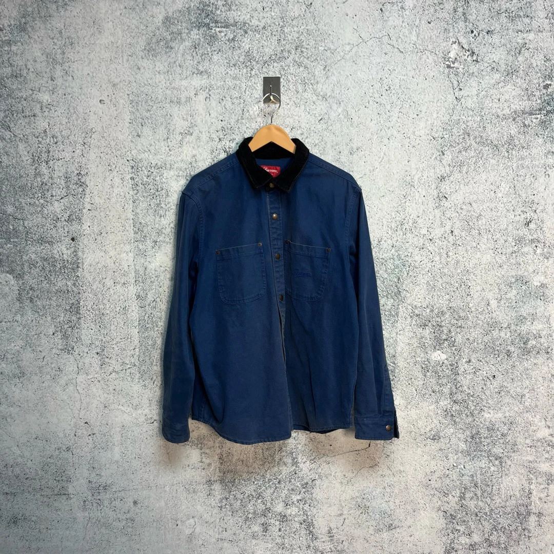 全新存放品 / Supreme 牛仔帆布衬衫夹克 / L码 /公价3200/ #1085