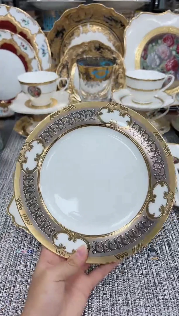 【闪购商品】瓷片8英寸骨碟盘微瑕2个