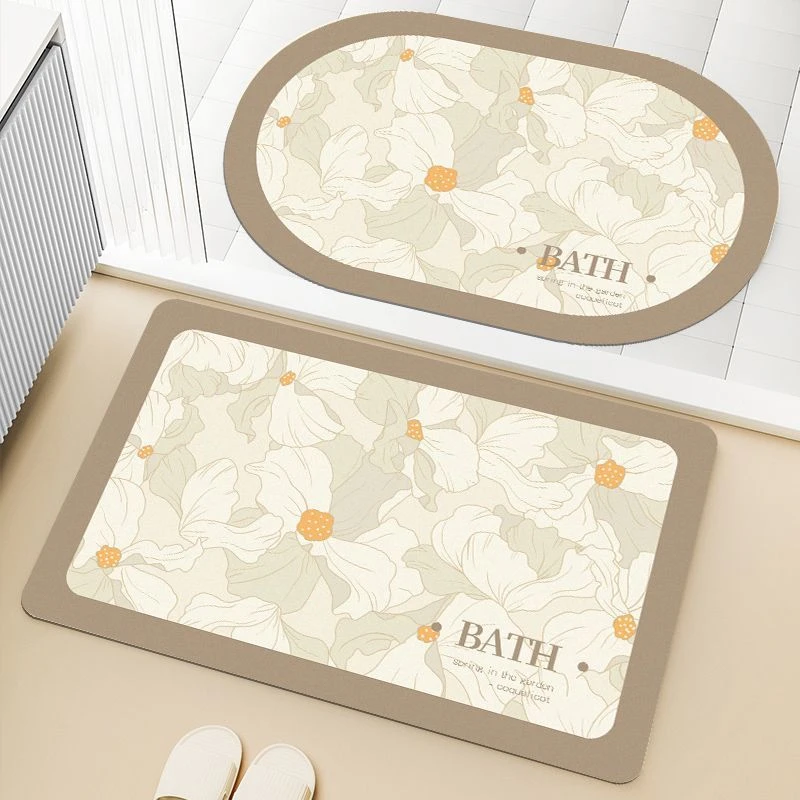 浴室地垫卫生间地毯入户进门垫子门口厕所洗手间吸水防滑家用脚垫