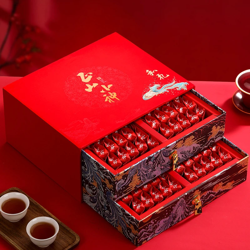 新茶正山小种红茶茶叶礼盒装500克100小泡试喝品鉴浓香型蜜香小种