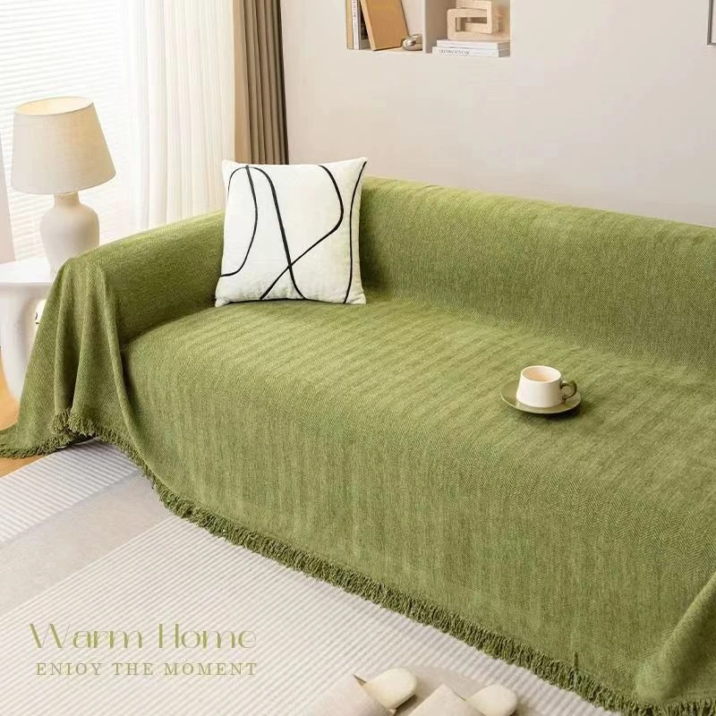 Z新疆包邮ins防猫爪沙发套雪尼尔沙发盖布全盖套罩一片四季通用全