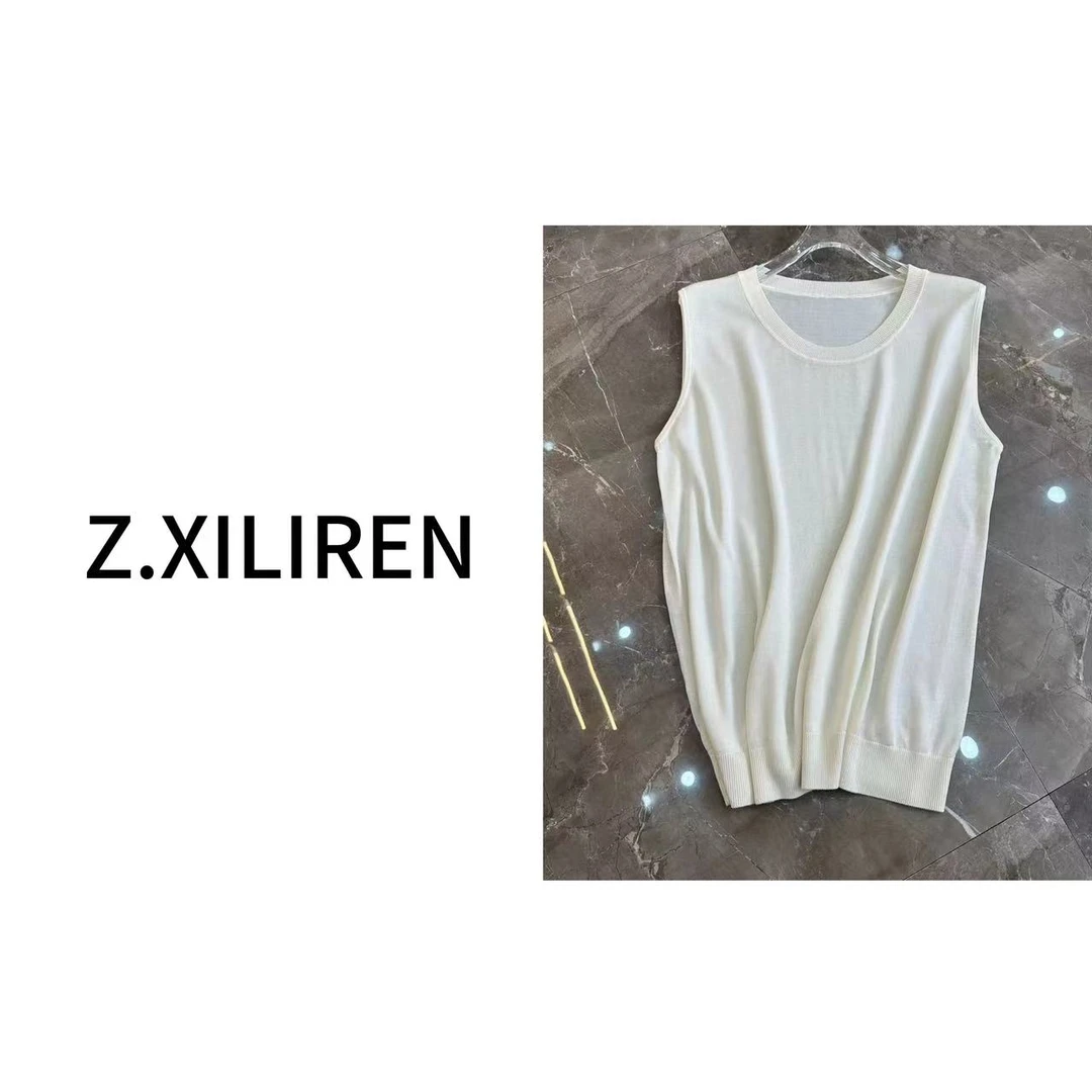 （清、断码不加）夏季超凉感# 来赛尔天丝女士无袖背心好搭配