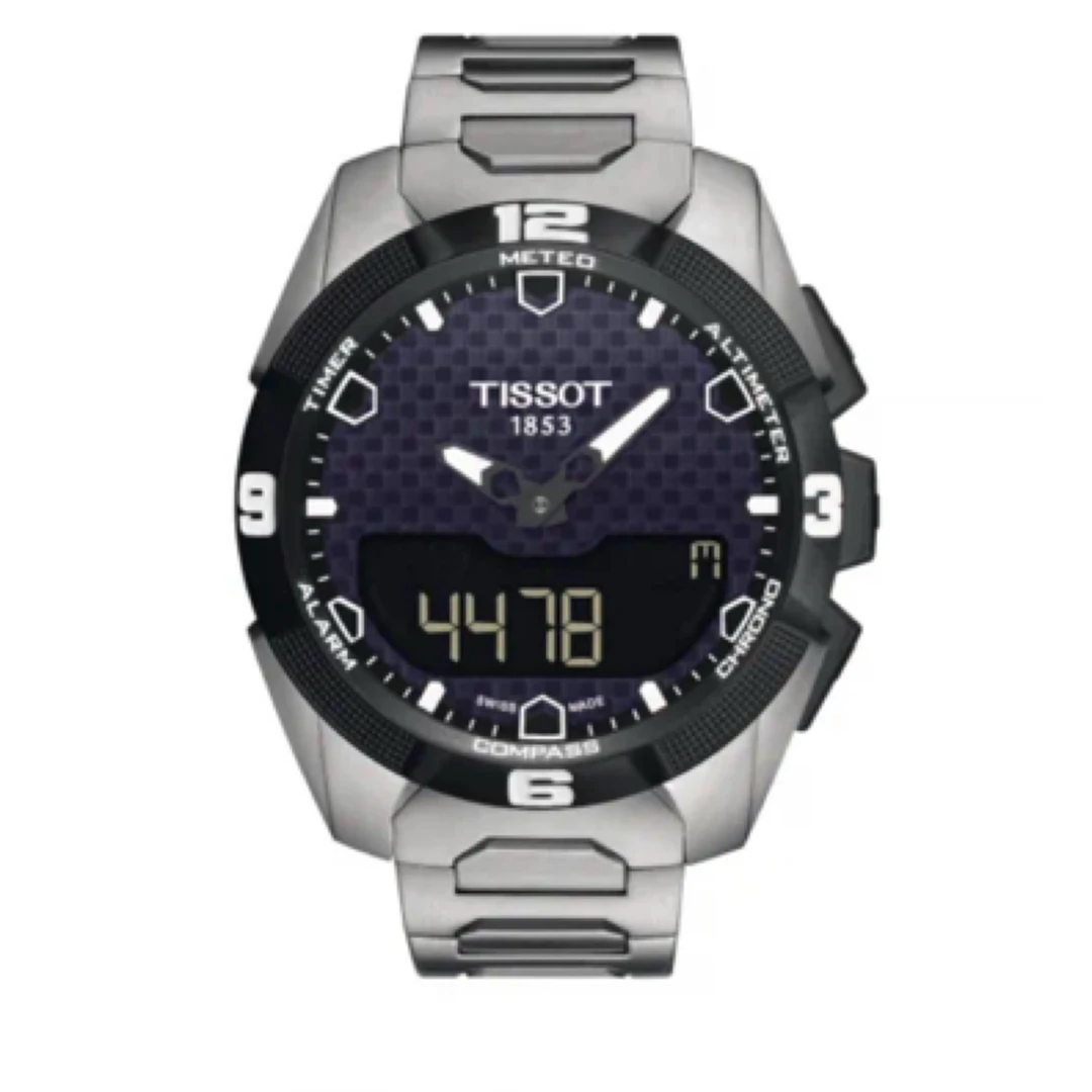 99新 Tissot/天梭 腾智触屏全套/男士石英45mm/公价8900