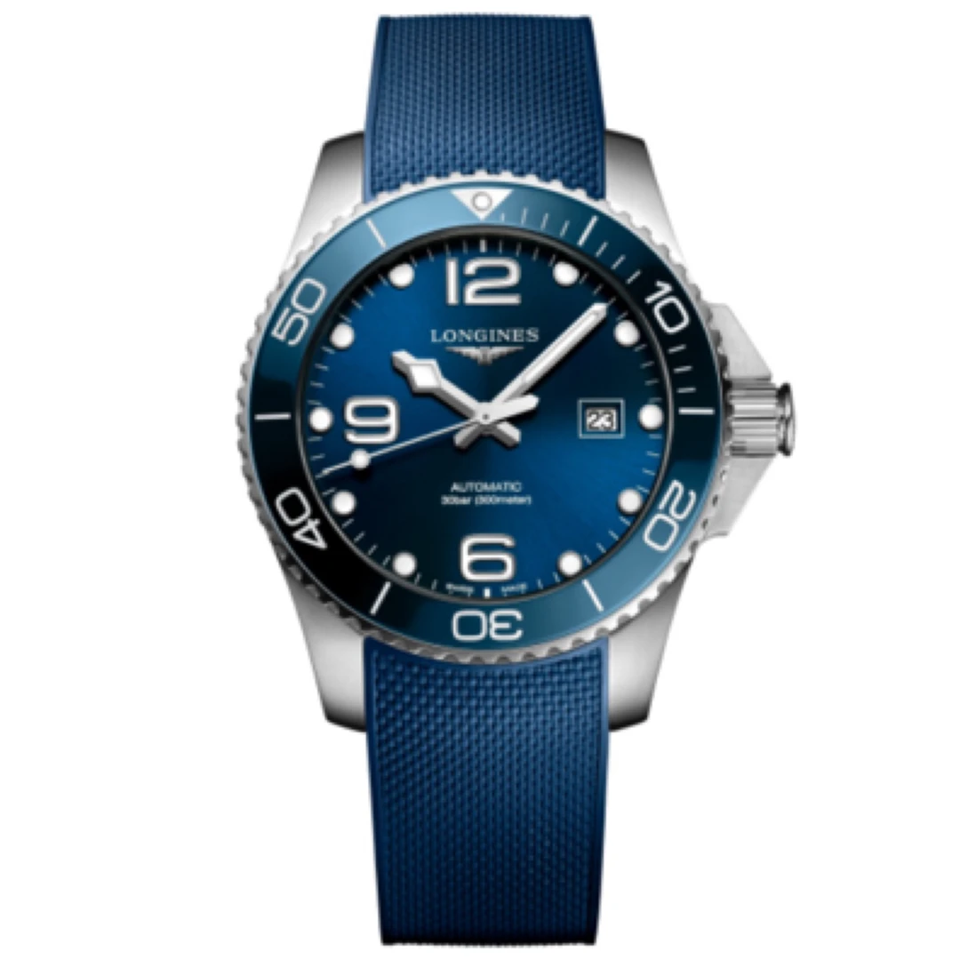 99新 Longines/浪琴 康卡斯系列/全套/男士机械43mm/公价14600