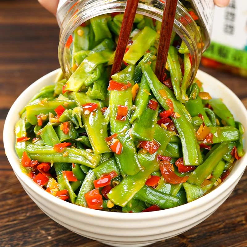剁椒贡菜湖南香辣下饭菜开味咸菜拌饭拌面速食美食酱菜