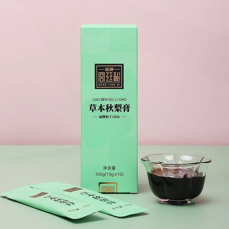 福牌阿胶 草本秋梨膏100g（10g*10条）/盒 d