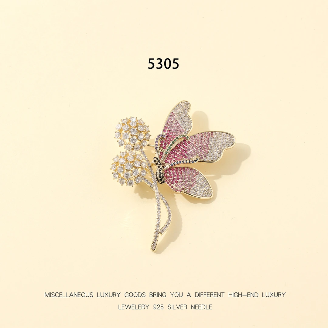 5305#气质轻奢时尚百搭复古简约经典简约胸针首饰