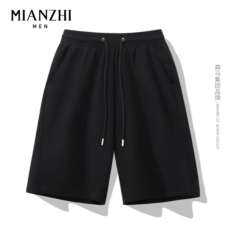 棉致MIANZHI纯色短裤男士夏季外穿潮流百搭五分裤宽松休闲运动裤