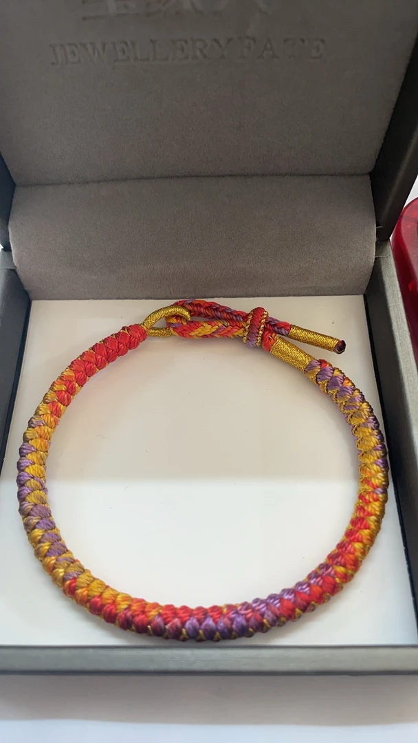 纯手工编织九紫离火龙鳞手绳