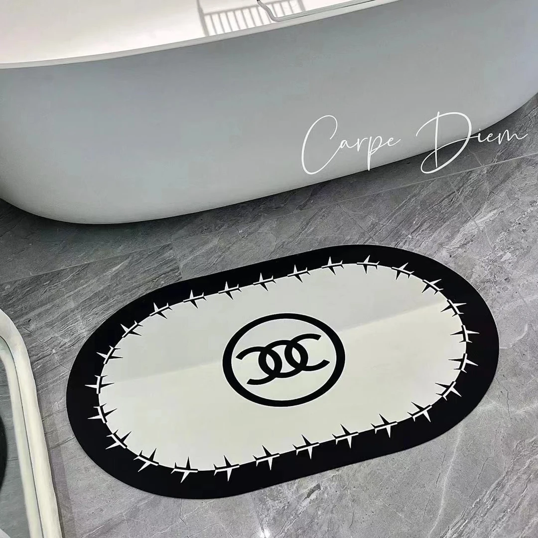 【友创】小香风硅藻泥软地垫卫生间进门地垫卫浴防滑吸水