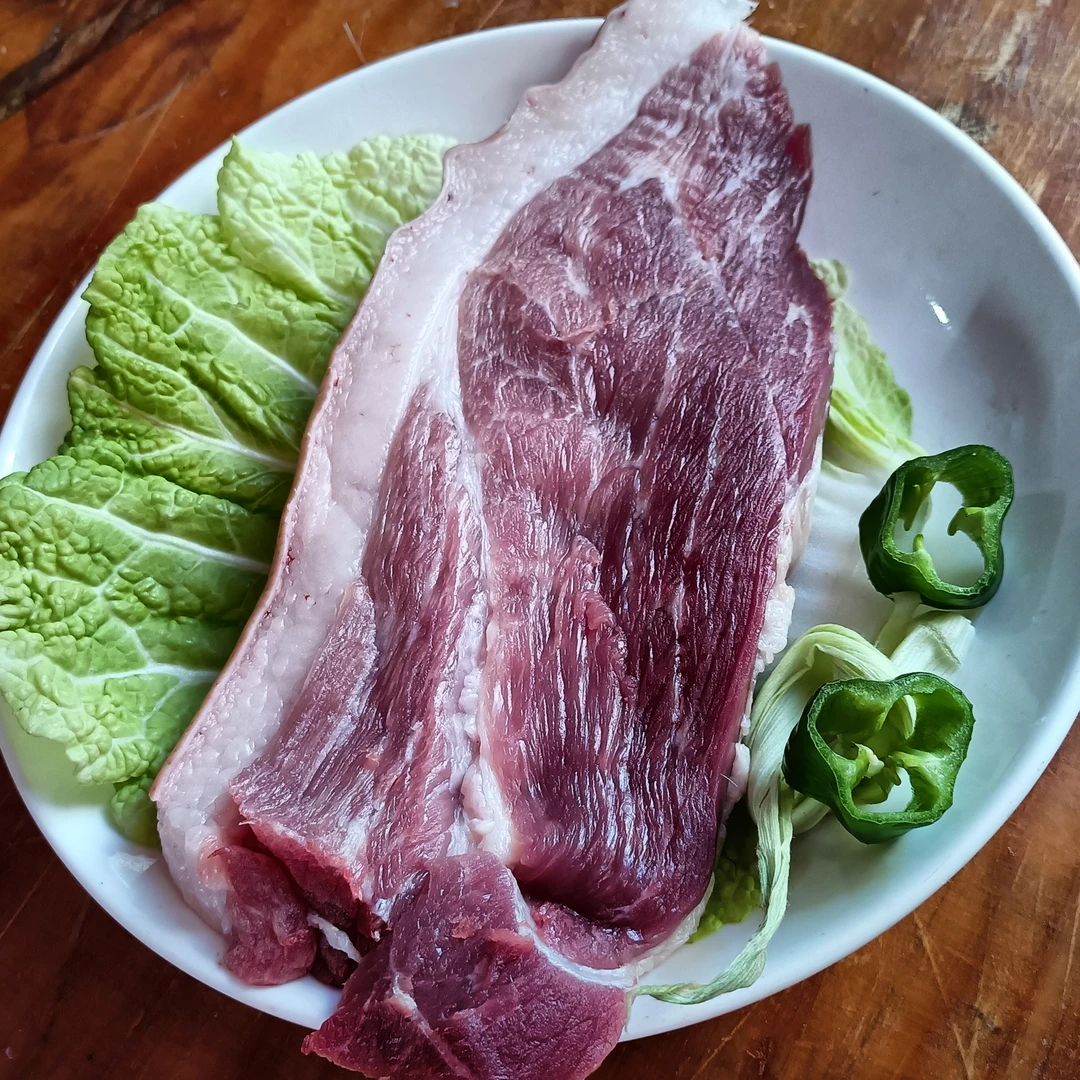 熟食本地猪当天现杀新鲜后腿肉/坐墩小炒肉回锅肉白肉300g