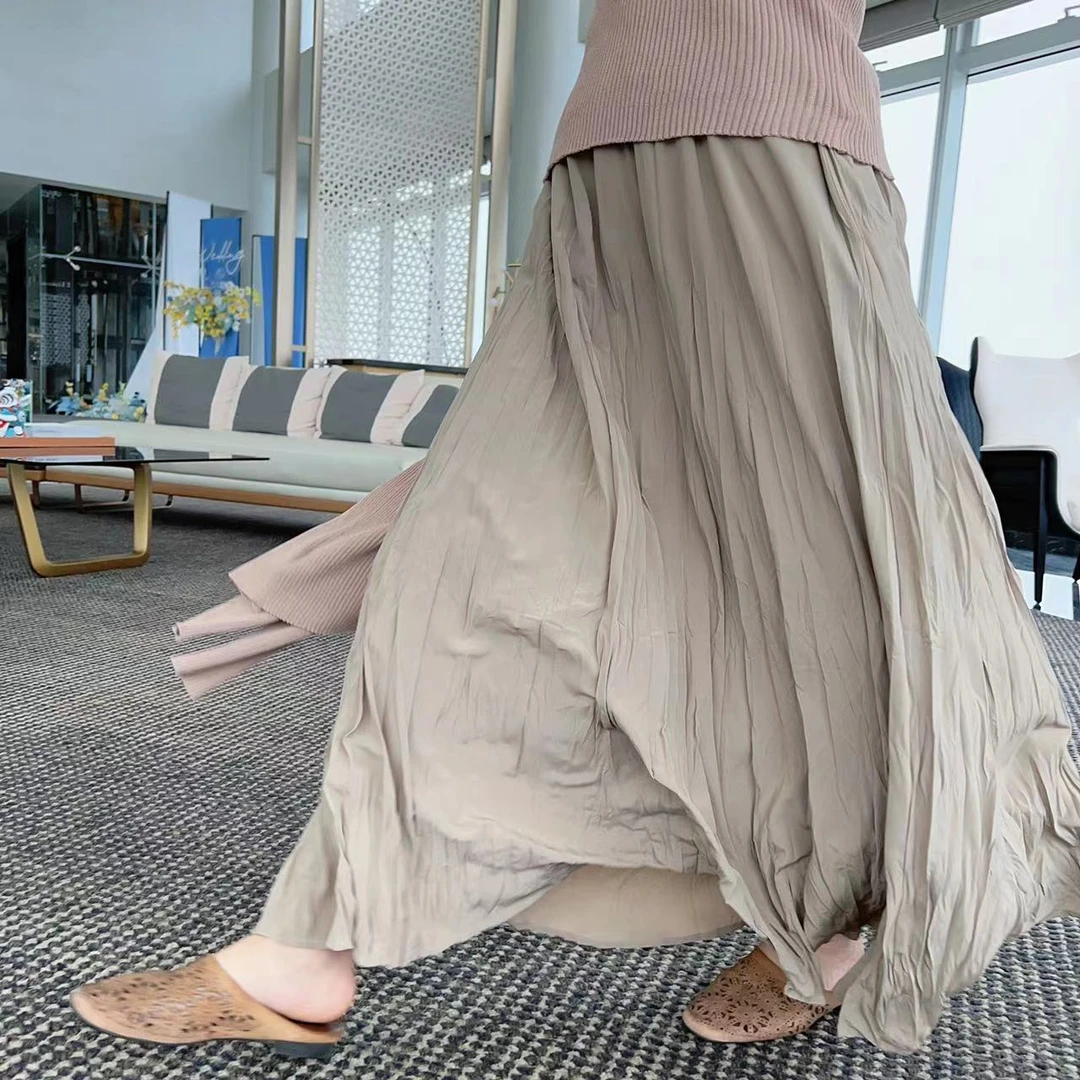 和润立亨2508优雅舒适LinHeng时尚百搭伞裙