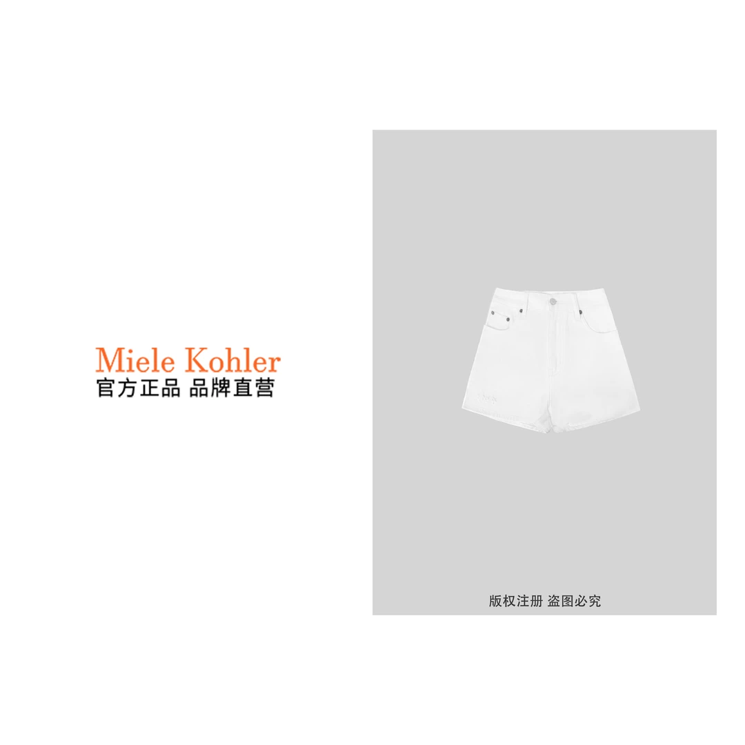 时尚休闲牛仔短裤女款潮流显瘦三分裤MKOXS2373