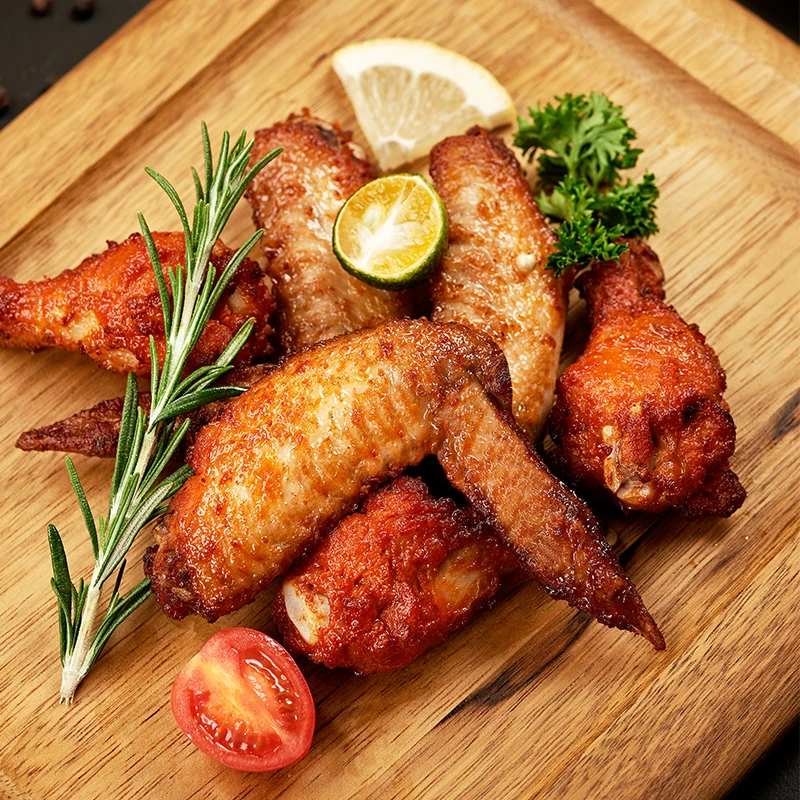 【超值30只鸡翅】奥尔良烤对翅十翅一桶半成品空气炸锅500g*3