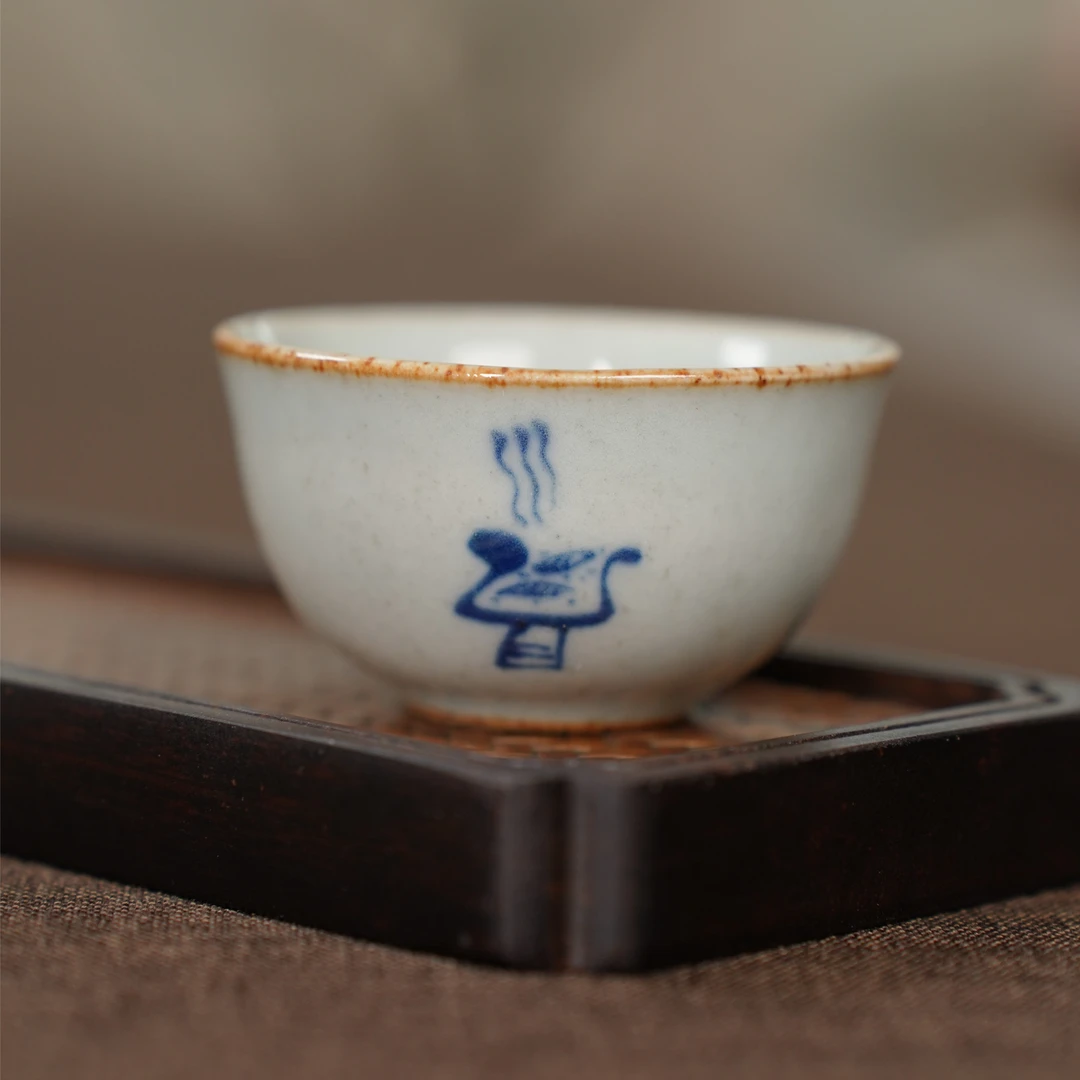瑞和青花景德镇【原矿陶釉】 品杯 容量约20cc