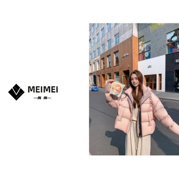 XMM.《透绒短款95绒》秋冬款时尚百搭洋气休闲小众连帽羽绒服Y24072