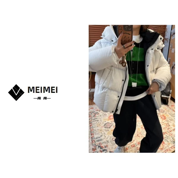 XMM女装.<透绒羽绒服>冬季新款休闲洋气百搭时尚羽绒服.288843