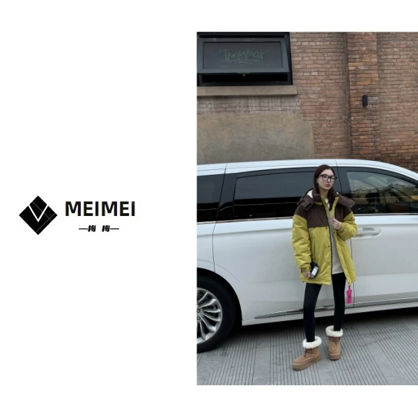 XMM.《时空递进派克羽绒服》秋冬款时尚百搭洋气休闲派克羽绒服v001