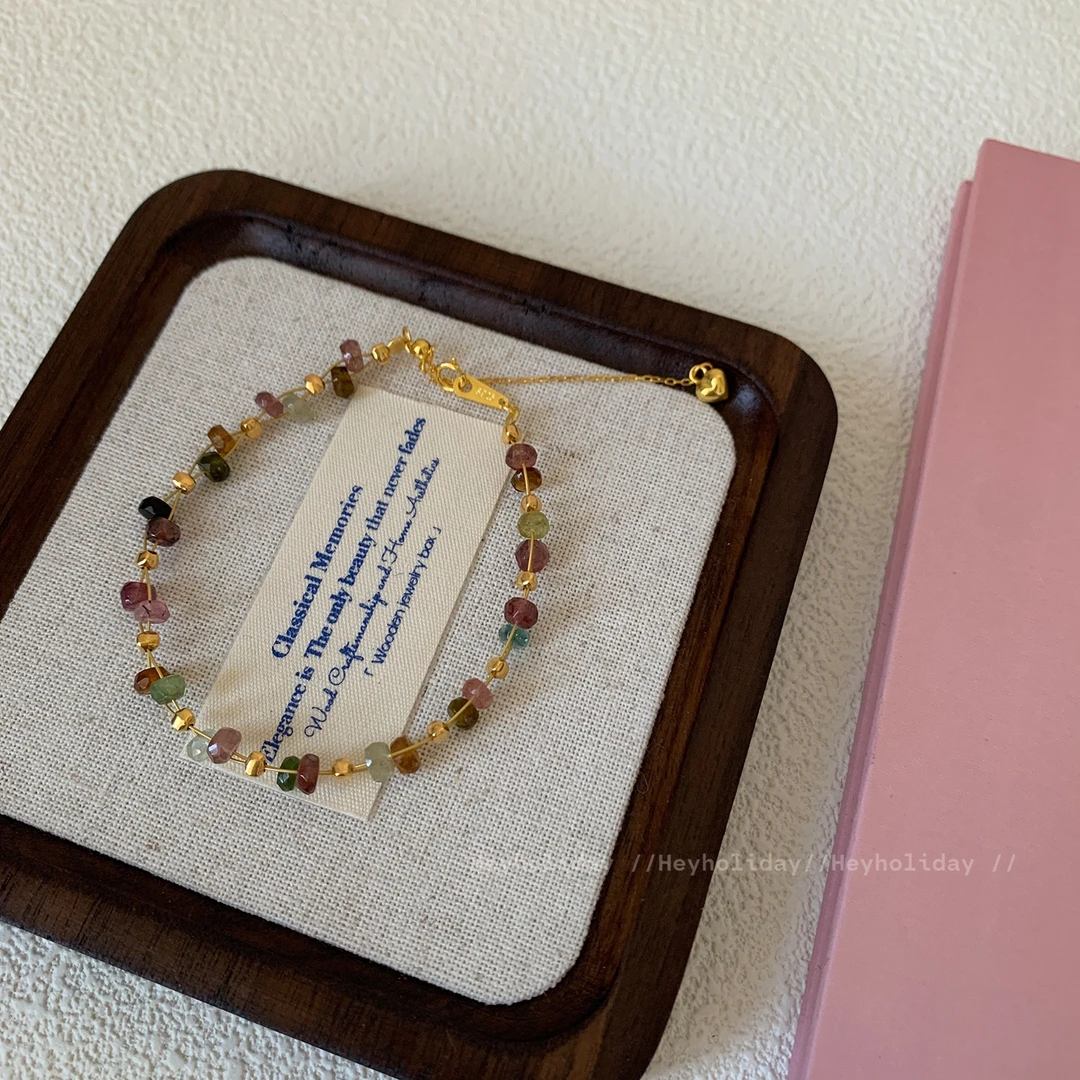 【罗马假日】 手链小众百搭彩色甜美 多样性发其一