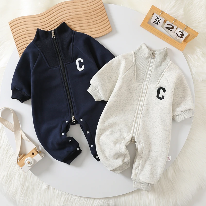 【高定专属】DMN宝宝春秋季连体衣冬款加绒外出爬服