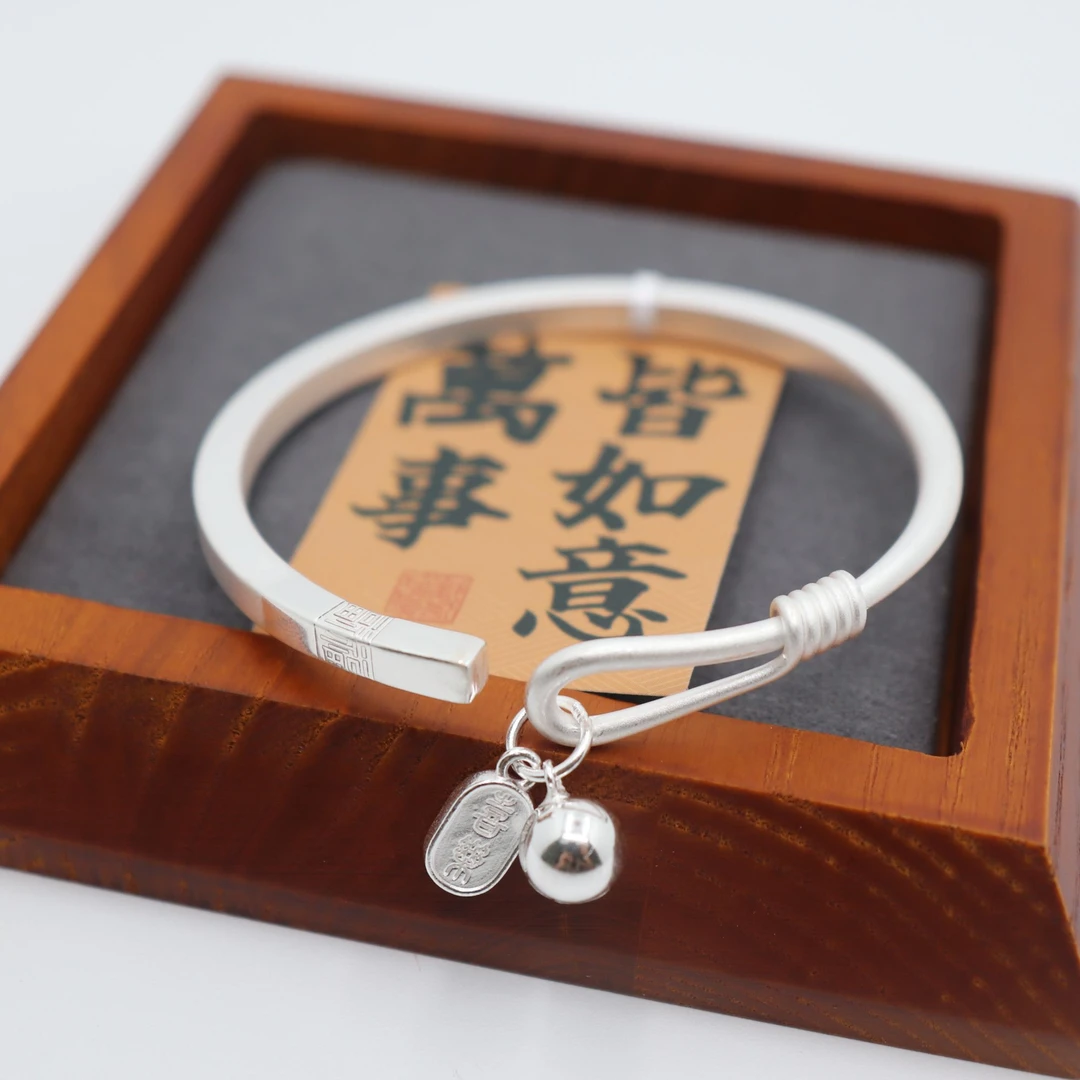 足银银制品 足银999.9手镯（28.7g）