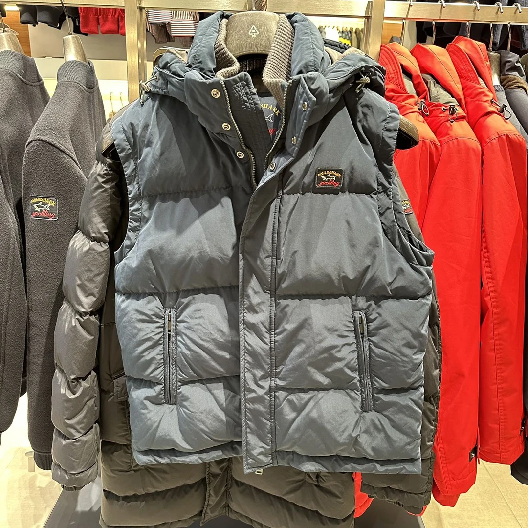 意鲨 男士时尚羽绒马甲