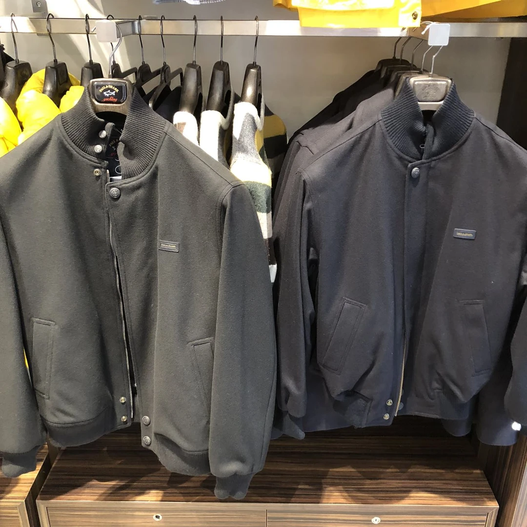 意鲨 不退换 男士羊毛短款大衣