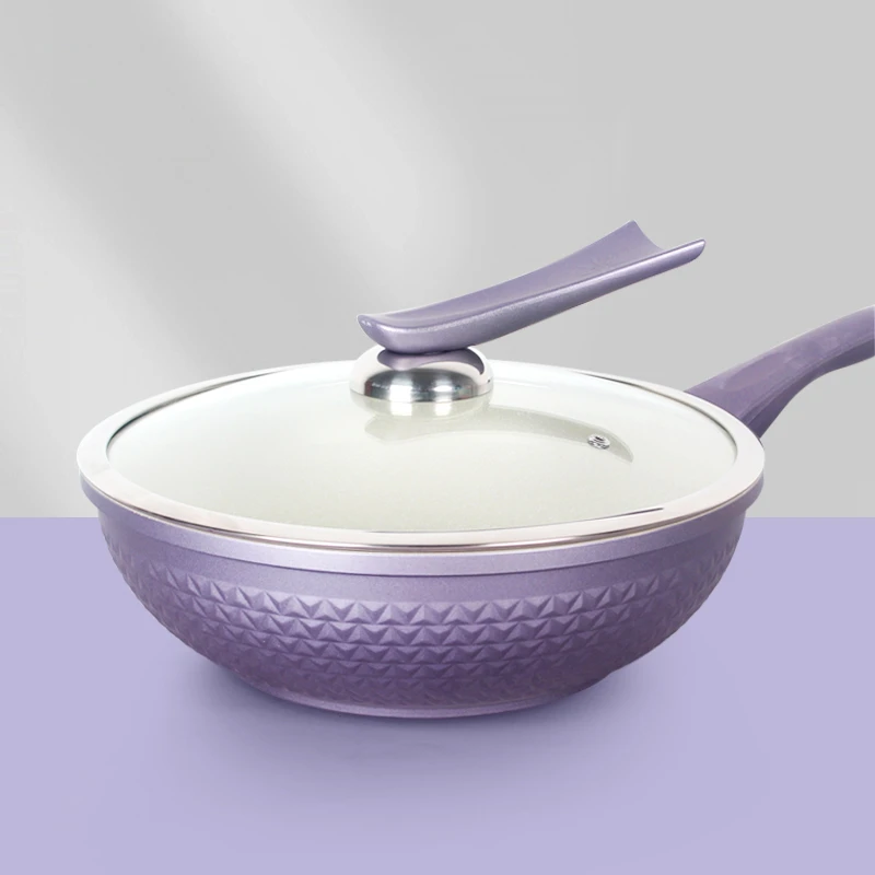 【母婴级】火山岩炒锅不粘锅30cm【直播-专属】