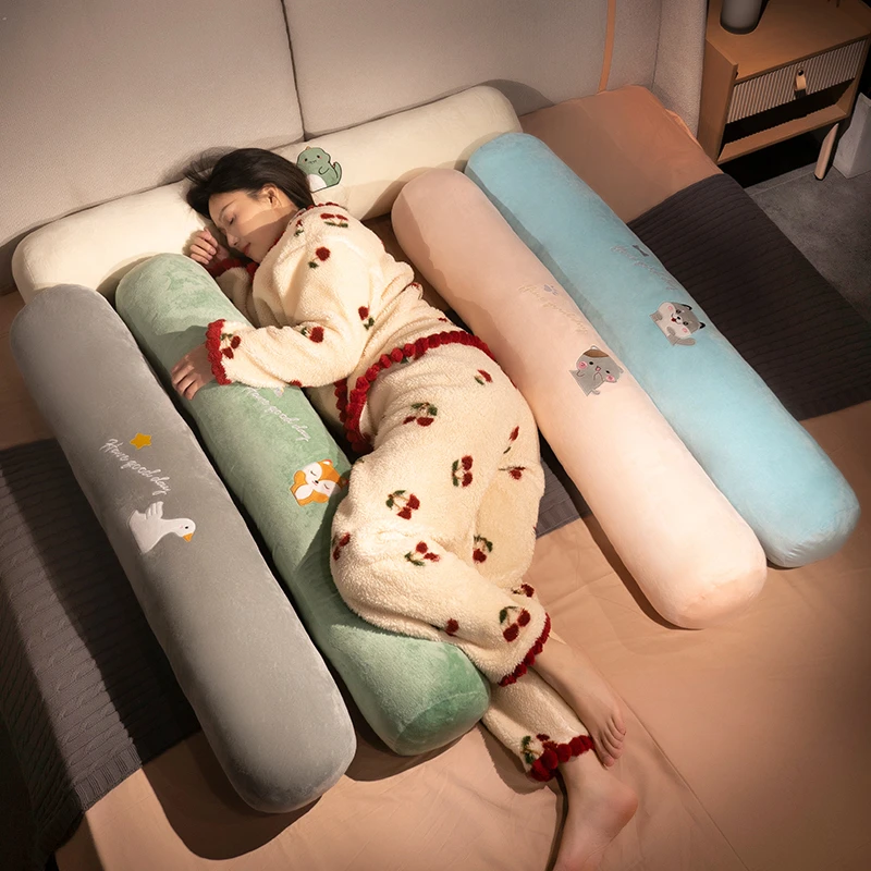 长条枕抱枕女生睡觉侧睡夹腿床头靠垫男生款床上圆柱形枕头可拆洗