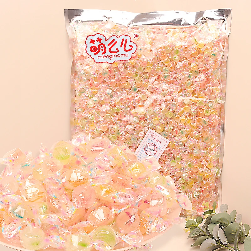 萌么么新品果味多彩糖休闲零食小糖果独立包装小颗粒硬糖袋装糖果