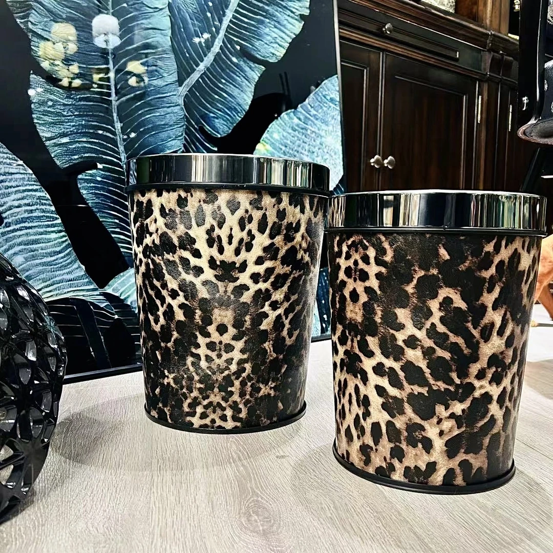 欧美式简约创意垃圾桶家用无盖客厅卧室厨房厕所卫生间大号拉圾筒