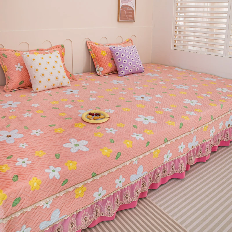 牛奶绒炕盖新款炕盖秋冬榻榻米床盖炕毯四季通用防滑加厚加绒土炕