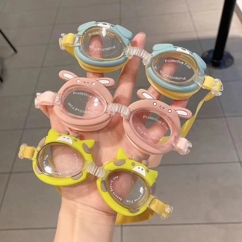 儿童泳镜防水卡通高清男童女童可爱潜水镜游泳眼镜儿童洗头神器