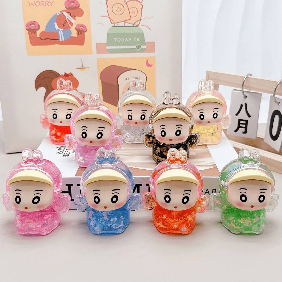 巨无霸爆闪流沙摆件桌面摆件DIY女生礼物 蜡笔小新