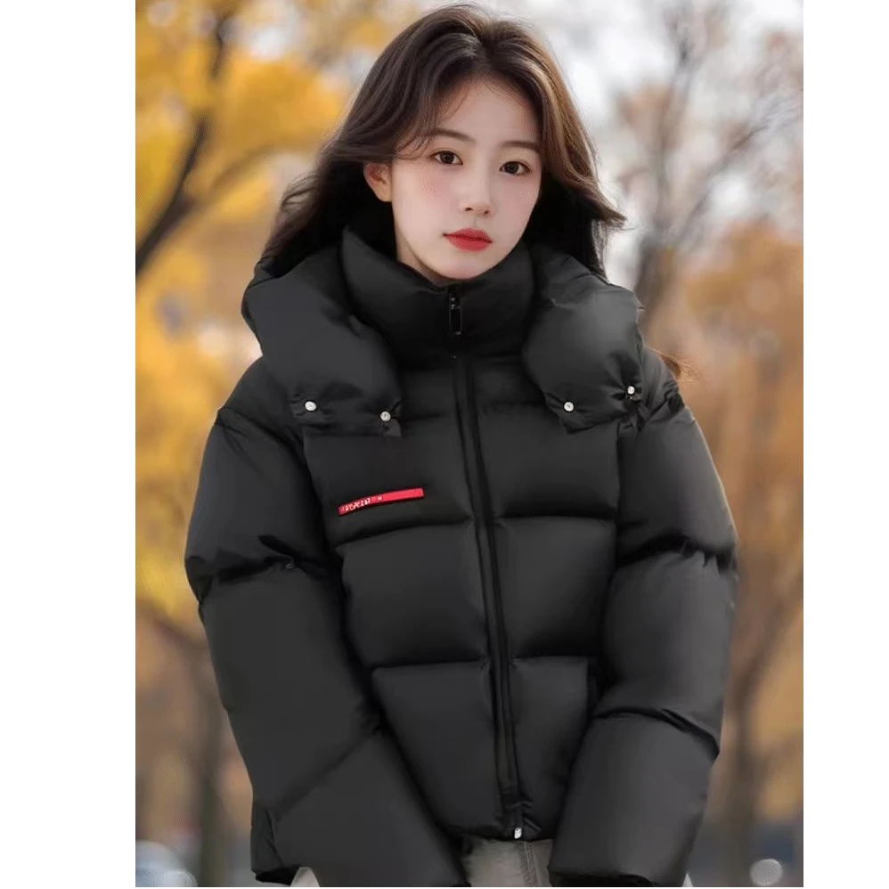 【宠粉福利】14冬新款时尚女短款连帽羽绒服红标加厚保暖外套冬季