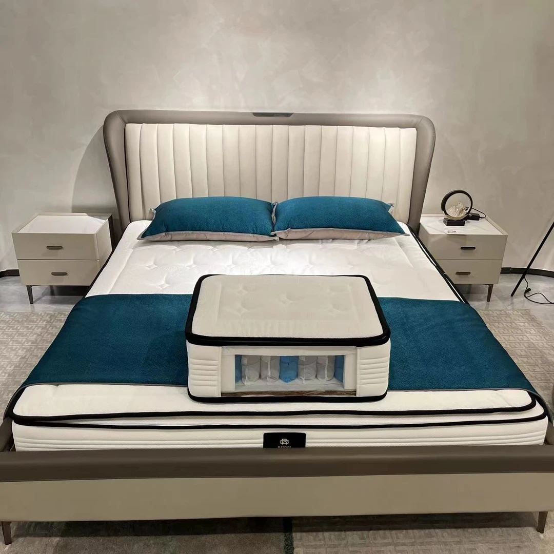 【柚苏】YJ-88241天丝面料独立袋弹簧床垫1.5/1.8*2m（厚度26公分）