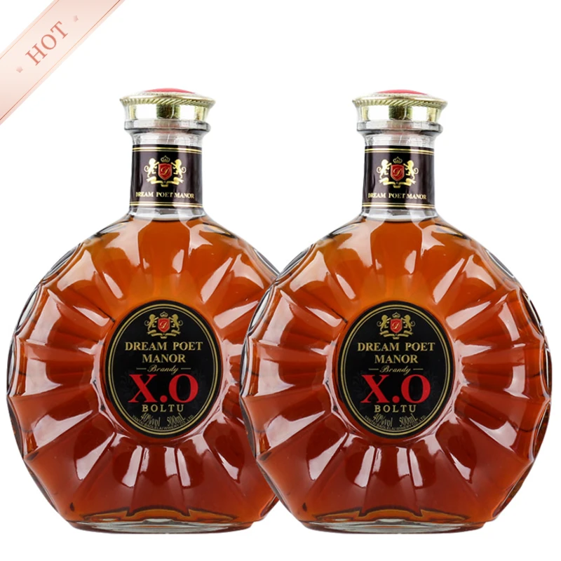 （到手两瓶）（无礼盒）500ML白兰地XO洋酒送礼聚会庆典自斟自饮夜店