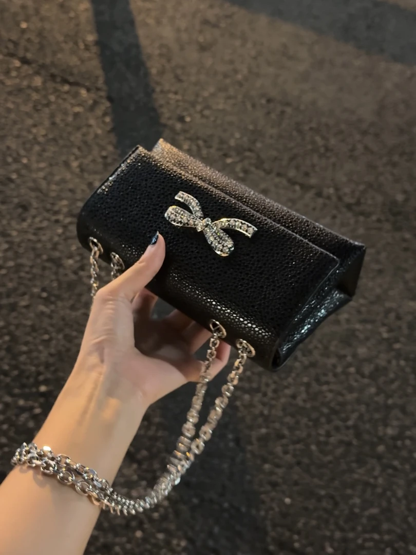 原创包包小香风鱼子酱包包2025新款设计高级感百搭链条单肩斜挎包