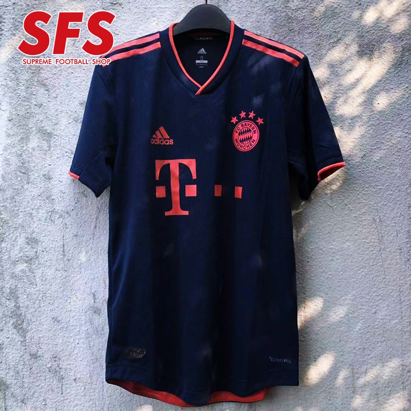 【断码清仓】SFS阿迪拜仁19-20球员版第二客场球衣比赛足球服EH4241