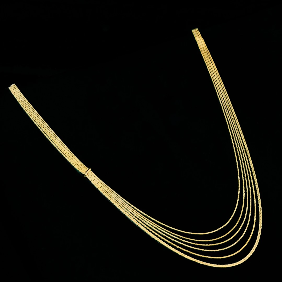 铜合金项链 X3011【满目星河】秋冬时尚气质高级感多层设计款项链