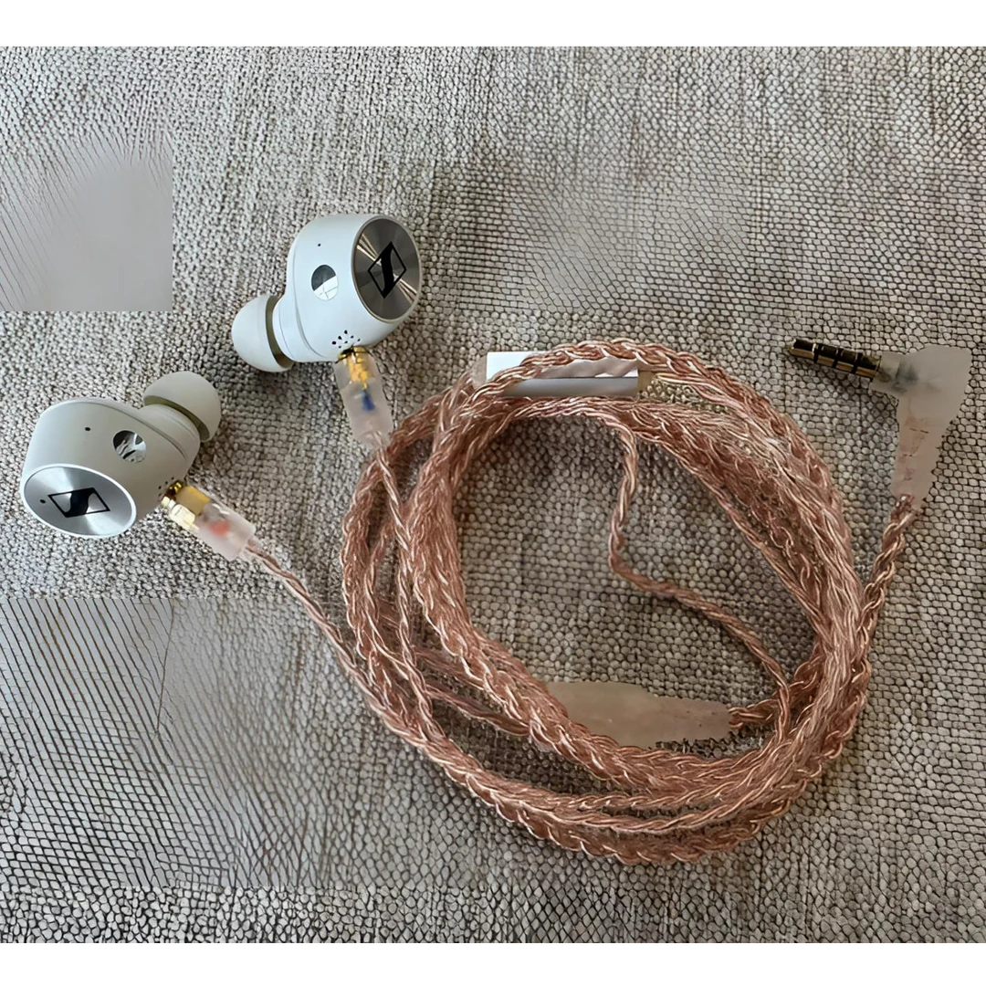 95新 SENNHEISER/森海塞尔 森海馒头2耳机改插线耳机3.5转换