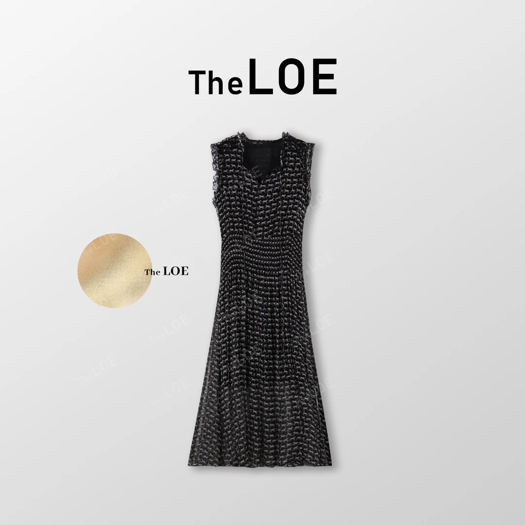 TheLOE/[养马人的爱马裙] 百分真丝艺术展览 小黑裙#07.07Q-G2266