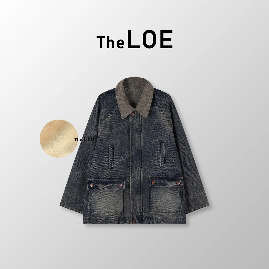 TheLOE/【山系男友】 高支棉 定制料 雅痞牛仔外套#08.12W-G7095