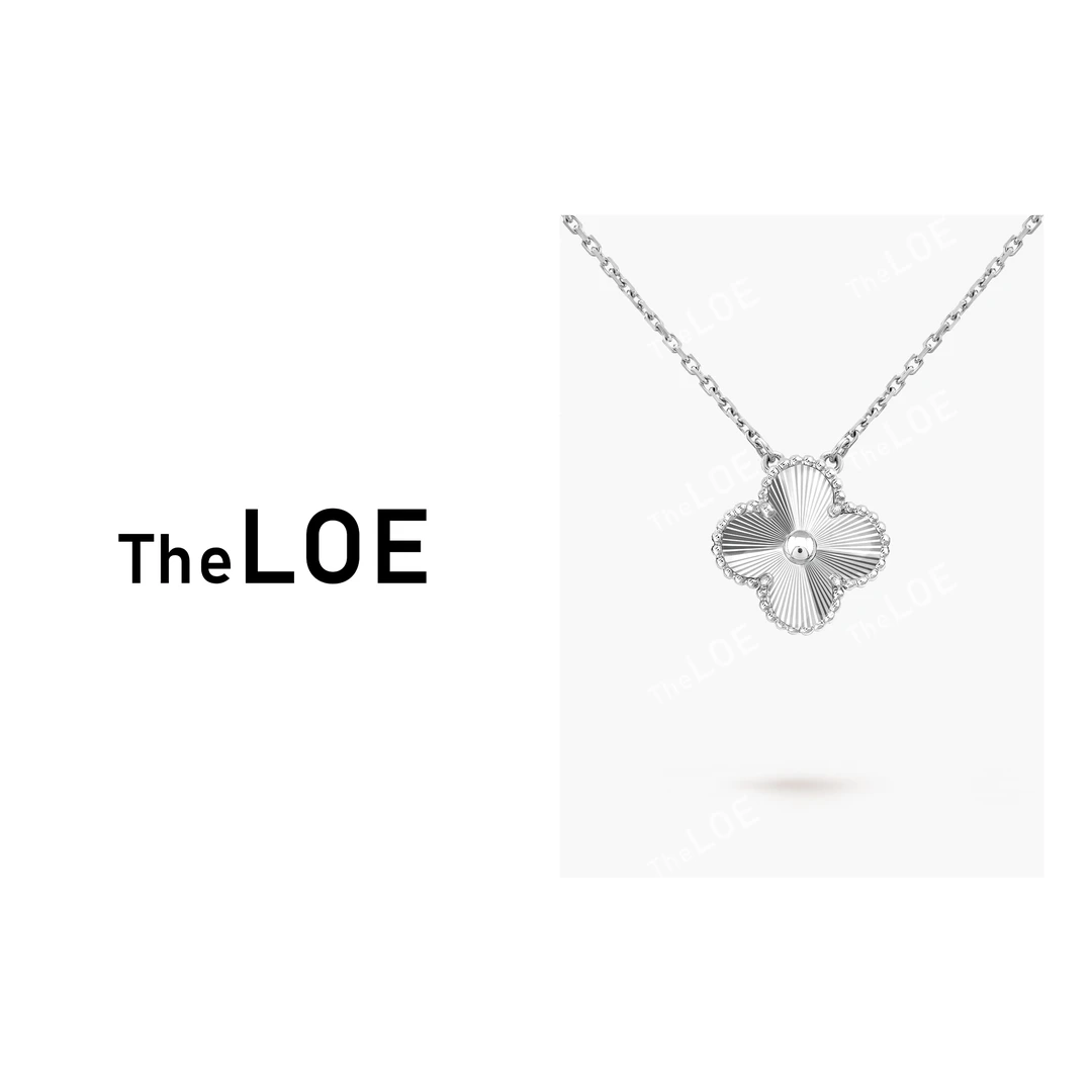 合金项链 TheLOE/ 时尚百搭简约四叶草项链#LE-0473