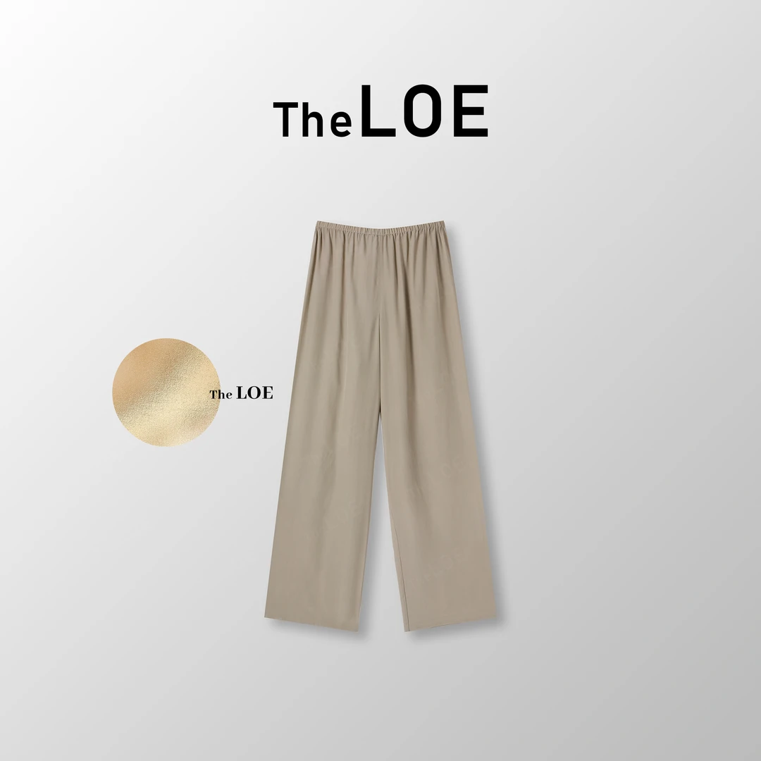 TheLOE/「桑蚕丝空气裤」桑蚕丝 轻松感亲肤休闲长裤#04.21K-G1893