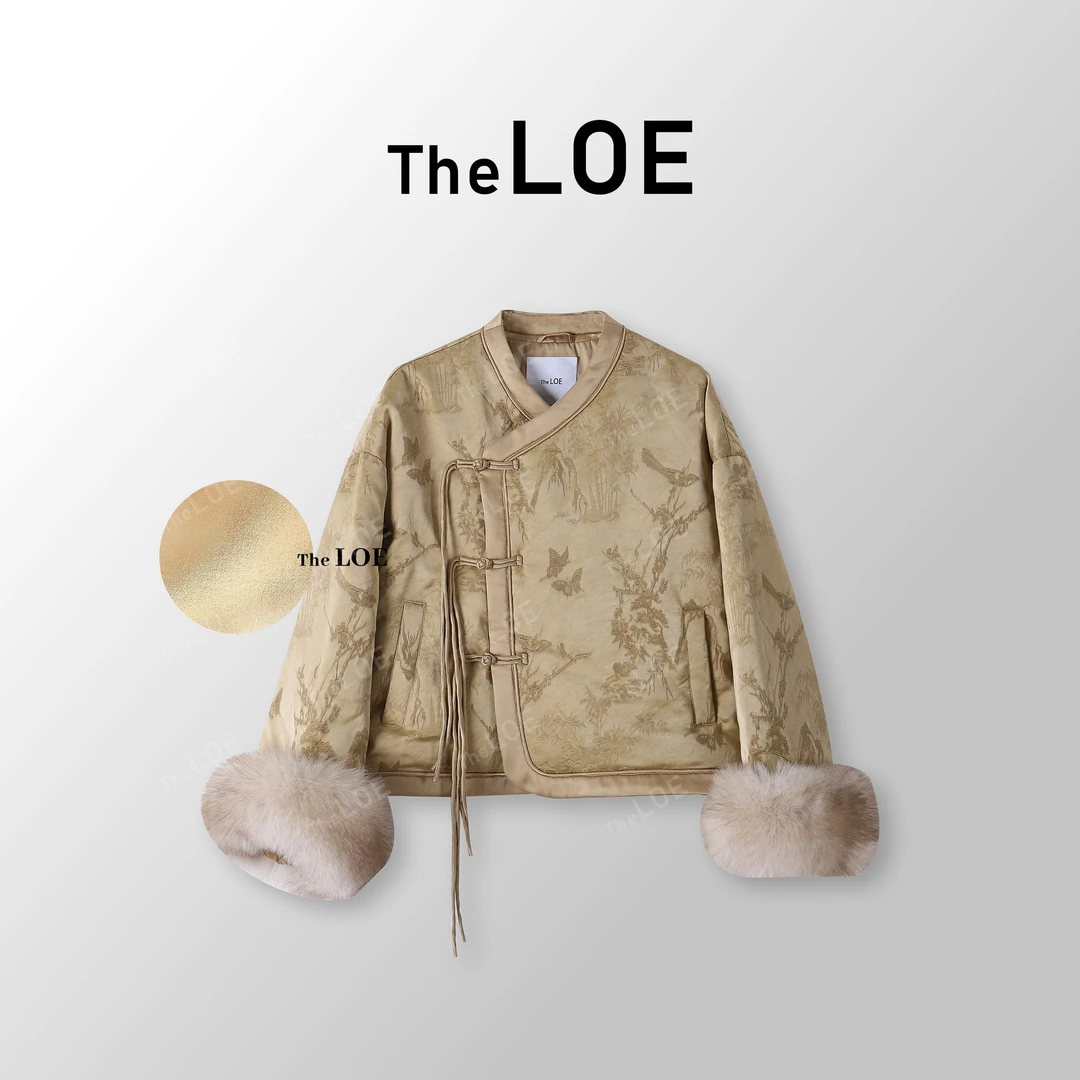 TheLOE/【山水有致- 相见欢】 狐狸毛袖 新中式鹅绒服#12.04Y-G3532